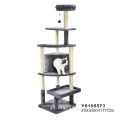 Elegância moderna altos móveis de estimação de luxuoso sisal gato scratching post